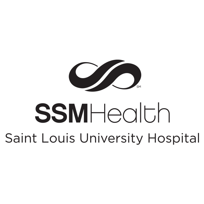 Logo for SSM Health / St. Louis University Hospital.
