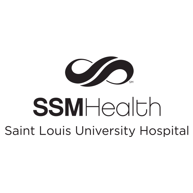 Logo for SSM Health / St. Louis University Hospital.