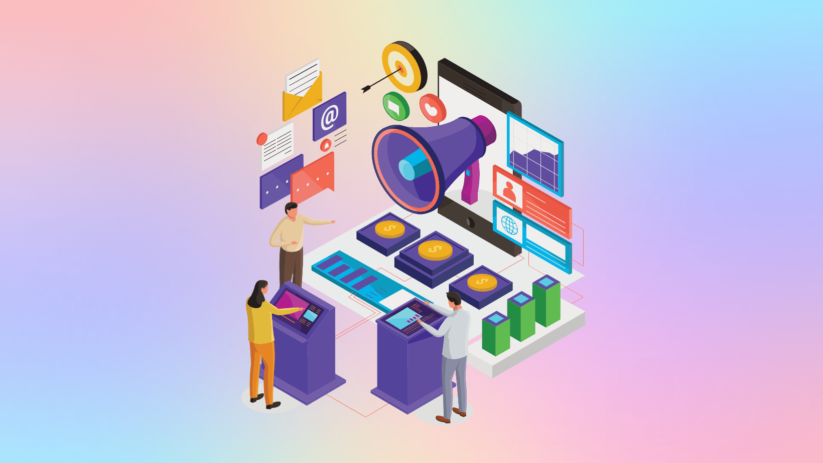 Digital Marketing Vector
