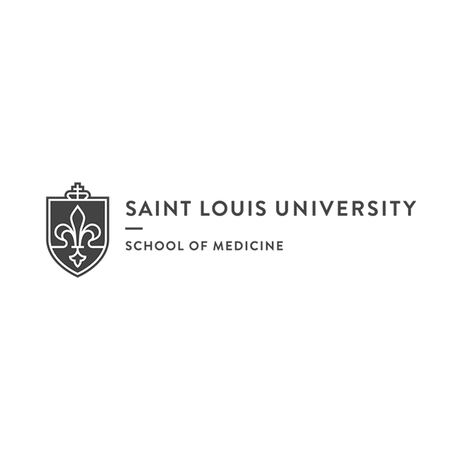 Logo for St. Louis University School of Medicine.