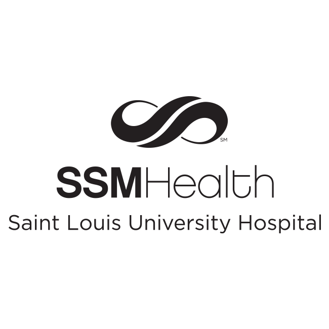 Logo for SSM Health / St. Louis University Hospital.